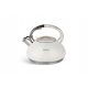 Kettles and Teapots Traditional Edenberg steel kettle, 3 l, white