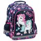 Unicorn-Themed Derform Double Chamber School Backpack for Girls