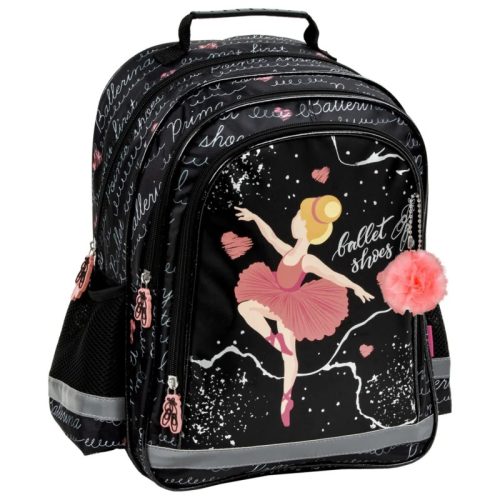 Lightweight & Spacious Two-Compartment School Backpack for Girls - Ballerina Series by Derform