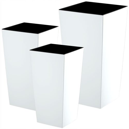  Kadax flowerpot 29 cm x 29 x 57.5 cm, white plastic