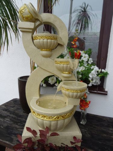  GARDEN FOUNTAIN “8” Height 108 cm!!! Training LED!