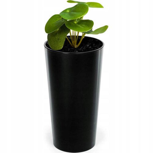  Flowerpot Lamela 40 cm x 40 x 75 cm Diameter 40 cm Plastic black