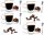 Glasses and cups Vialli Design coffee and tea glasses 50 ml 4 pcs.