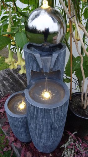  Garden fountain "Ida" height 109 cm! - LED lighting