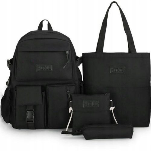 5-in-1 Ultimate Utility Set: Backpack, Shoulder Bag, Pouch, Pen Case & Mini Pouch