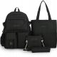 5-in-1 Ultimate Utility Set: Backpack, Shoulder Bag, Pouch, Pen Case & Mini Pouch