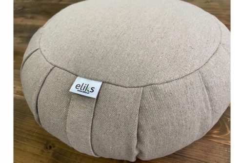  Meditation cushion Elix Zafu linen 35x13 cm