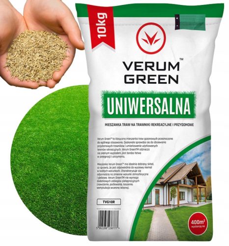  Grass mixture, for dry areas, for shady areas, garden, renovation, sport Verum Green 400 m² 10 kg