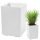  Flowerpot 40 cm x 40 x 60 cm, white plastic