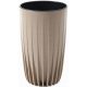 Pots and planters for outdoor and garden Lamela flowerpot, 25 cm x 25 x 42 cm, diameter 25 cm, plastic in brown and beige tones