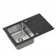  Quadron Michael 111 single-bowl sink, black granite