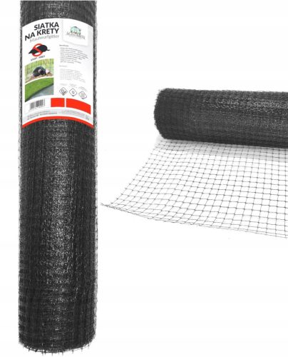 Shade net for fence - mole net mole 1x100m against moles, dense