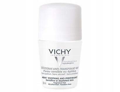 Vichy Deo Soothing Antiperspirant for Sensitive or Post-Depilation Skin, 50ml