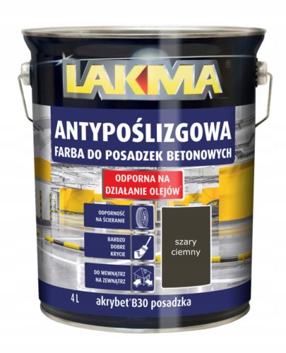 Peinture béton gris Lakma 4 l
