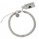  SOLID SILVER WOMEN'S TUBE BRACELET PR. 925 + FREE ENGRAVING