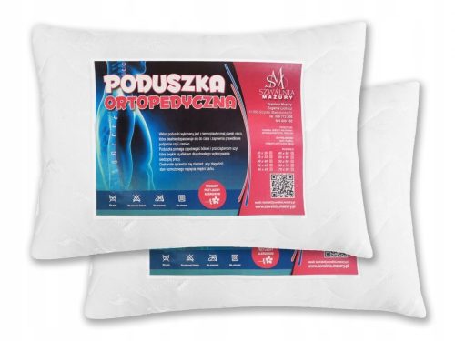 Pillow Orthopedic Pillow Szwalnia Mazury 60 x 40 cm