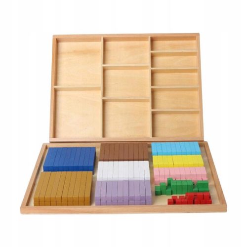 Wooden Board with Pegs for Counting Math Manipulative Toys