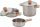  Cooking set 2 pots and a frying pan Goki 51509