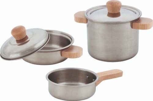  Cooking set 2 pots and a frying pan Goki 51509