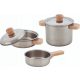  Cooking set 2 pots and a frying pan Goki 51509