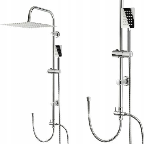 Sannit SILVER surface-mounted shower set