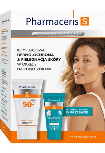 Pharmaceris S Sun Protection & Soothing After-Sun Balm Set SPF 50+