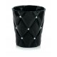  Polnix flowerpot 13 cm x 13 x 15 cm diameter 13 cm ceramic black