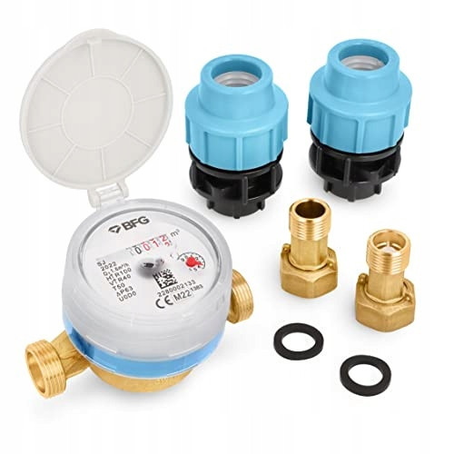 WATER METER FOR COLD WATER WITH MDPE CONNECTION