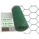 Aviary net for poultry farming, 25 mm, 0.5 x 25 m, PVC