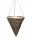  Dixiestore flowerpot, 33 cm x 31 x 33 cm, diameter 31 cm. Natural brown and beige tones