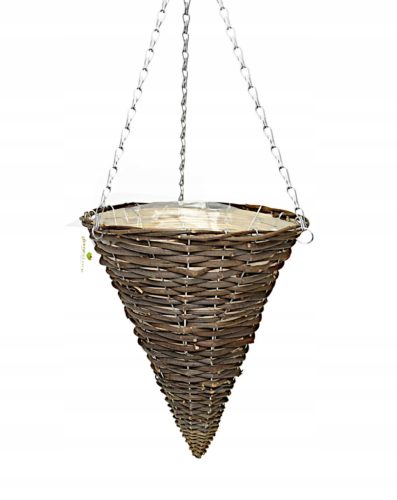  Dixiestore flowerpot, 33 cm x 31 x 33 cm, diameter 31 cm. Natural brown and beige tones