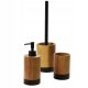 Bathroom Accessory Sets A set of bathroom accessories from Kadax, 3 elements, brown and beige tones