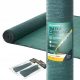 Shade net for fence - shade net with Linar SiatkiSieci 1.2 mx 50 m green