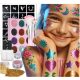  Glitter tattoos for children, washable, AiM set, 208 pcs.