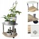 WOODEN FLOWER STAND MOBILE TABLE, FLOWER STAND, coffee table