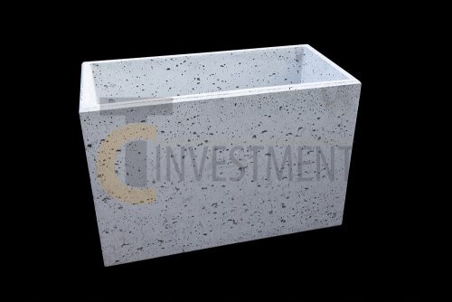  TC Investment Flowerpot 60 cm x 30 x 40 cm Concrete