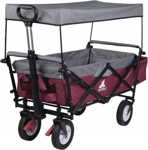  Transport and garden cart, foldable, purple