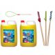 Bubble liquid 10 liters + 4 bubble sticks