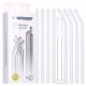 WESSPER REUSABLE GLASS STRAWS 8 pcs
