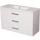 FOKUS NEW bathroom furniture white base cabinet + washbasin 100