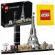  LEGO Architecture 21044 Paris + LEGO 6315792 VP Papiertüte Medium