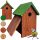  NEST BOXES FOR BIRDS, solid wood