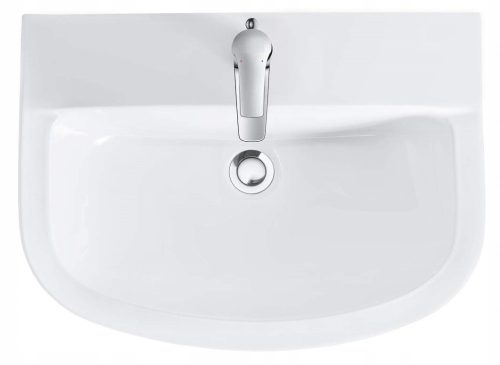 Ideal Standard Romstal oval wall-mounted washbasin, white, 60 x 46 cm
