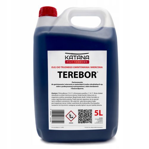 OIL PREPARATION FOR THREADING AND DRILLING TEREBOR 5L