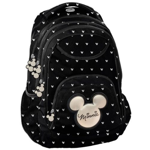 Disney Minnie Mouse Youth School Backpack with Organizer and Bottle Pockets