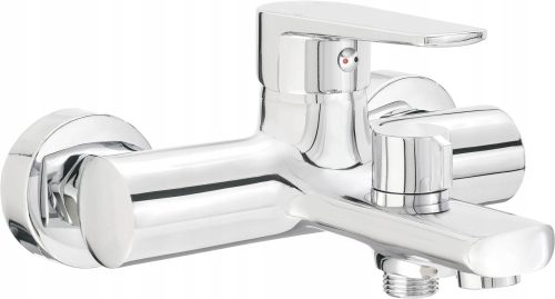 Single-lever wall-mounted bathtub faucet Deante TUBO, chrome