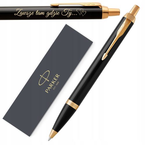 Parker IM black GT ballpoint pen with FREE ENGRAVING