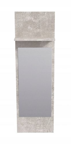 Bathroom mirror Trend Home wall mirror, rectangular, wooden frame, 400 x 1290 mm