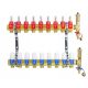  Underfloor heating distributor 9 circuits DIAMOND automatic air vent.