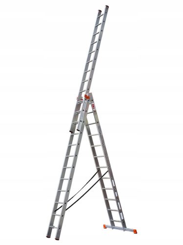 STRUKTURO Ladder 9.25 m Aluminium 3 x 36 up to 150 kg